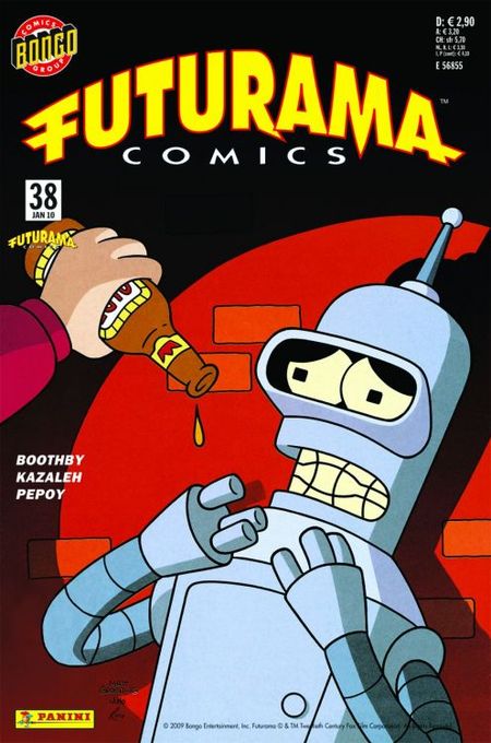 Futurama Comics 38 - Das Cover