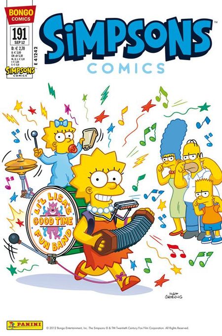 Simpsons Comics 191 - Das Cover