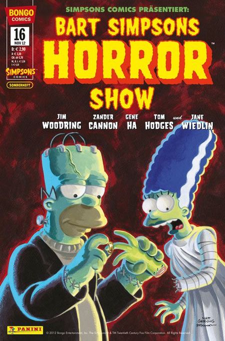 Bart Simpsons Horror Show 16 - Das Cover