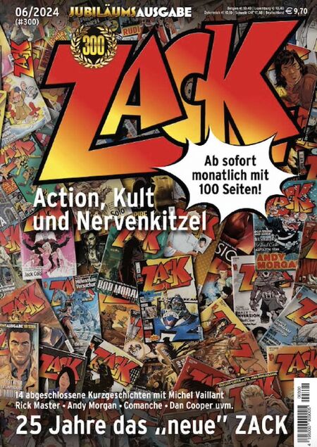 ZACK Magazin 06/2024 Nr. 300 - Das Cover