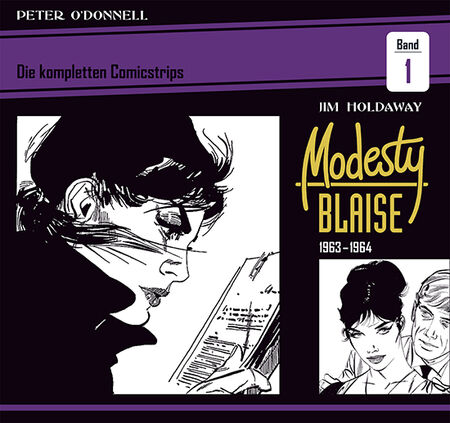 Modesty Blaise: Die kompletten Comicstrips 1: 1963 - 1964 - Das Cover