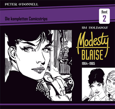 Modesty Blaise: Die kompletten Comicstrips 2: 1964 - 1965 - Das Cover