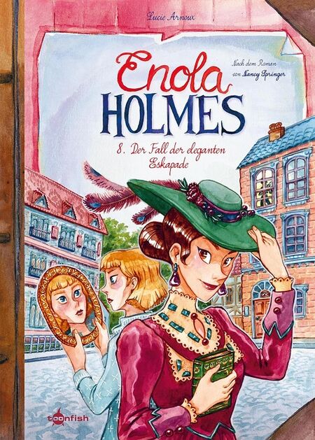 Enola Holmes 8: Der Fall der eleganten Eskapade - Das Cover