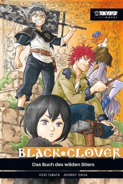 Back Clover Light Novel: Das Buch des wilden Stiers  - Das Cover