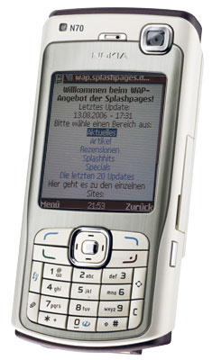 WAP-Dienst auf dem Nokia N70
